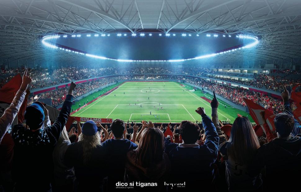 Au început lucrările la noul stadion Dinamo din București. Cum ar trebui să arate arena și parcul sportiv când vor fi gata 1039397