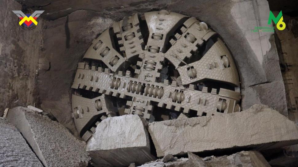 Scutul de forare „Sfânta Maria” a ajuns la stația de metrou Gara Băneasa. Stadiul lucrărilor la Magistrala 6 1039827