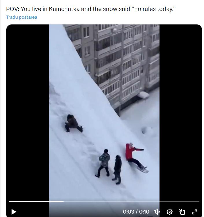 Da, zăpada chiar a îngropat Peninsula Kamceatka din Rusia. Dar asta nu înseamnă că trebuie să credeți imaginile generate de AI 1039901