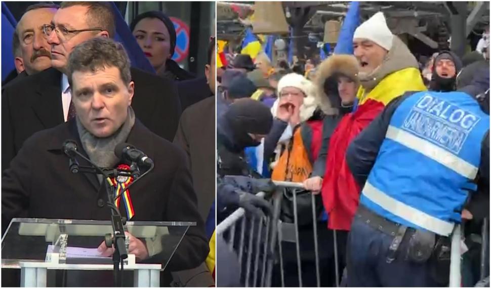 Nicușor Dan huiduit la Iași