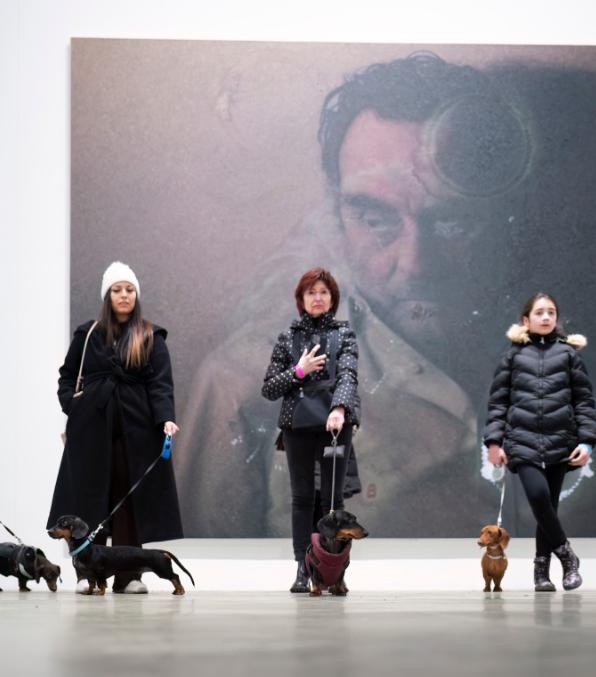 Experiment inedit în Italia: oamenii au mers la muzeu însoți de câinii lor 1040539