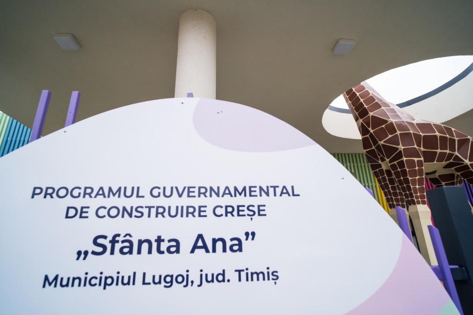 Cseke Attila a inaugurat o creşă construită la Lugoj: Acum sunt 3.220 de noi locuri în creșe, din totalul de 4.500 asumate în PNRR 1042582