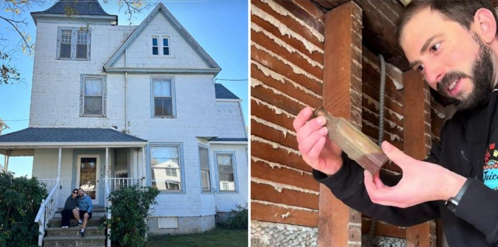 După un an de renovări, un cuplu a descoperit o colecţie bizară de obiecte ascunsă într-un perete al unei case vechi de 146 de ani 1041751