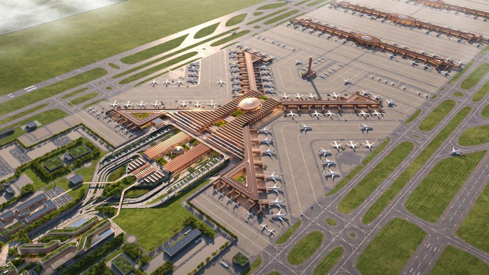 Cel mai mare aeroport din Africa, deja în construcție: Cum va arăta uriașul terminal în formă de X. Bishoftu costă 12,5 miliarde de $ 1042903