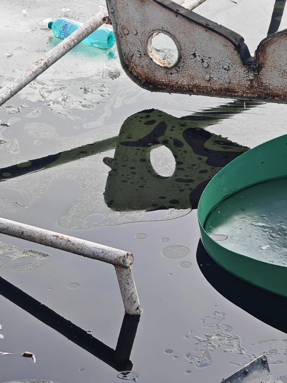 Apele Române intervin cu baraje absorbante pe Dunăre, după scufundarea unui împingător la Giurgiu 1043742