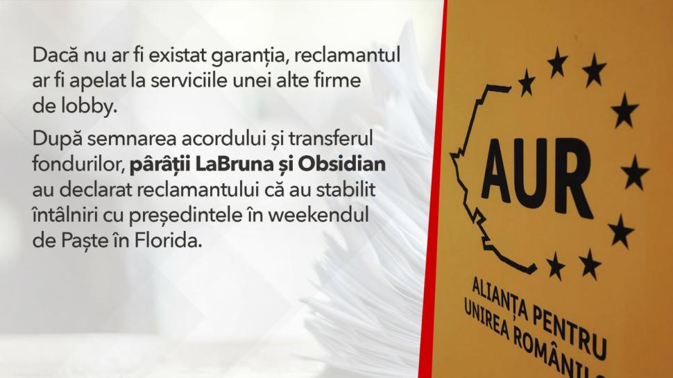 DOCUMENT. Câți bani a plătit Simion pentru lobby, în încercarea de a ajunge la Trump. Acum cere despăgubiri de milioane de dolari 1043759