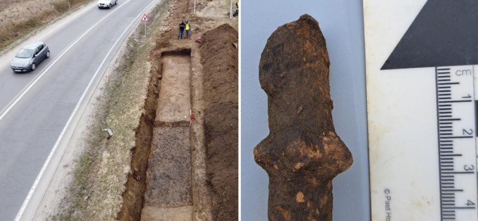 Descoperire rară într-o zi obişnuită de săpături lângă Sfântu Gheorghe: S-a găsit o figurină feminină veche de peste 7.500 de ani  1045170