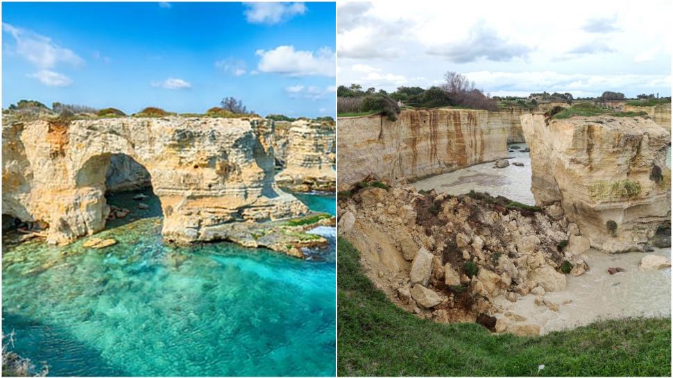 Celebrul Arc al Îndrăgostiților din Italia s-a prăbuşit din cauza unei furtuni chiar de Sfântul Valentin 1046396