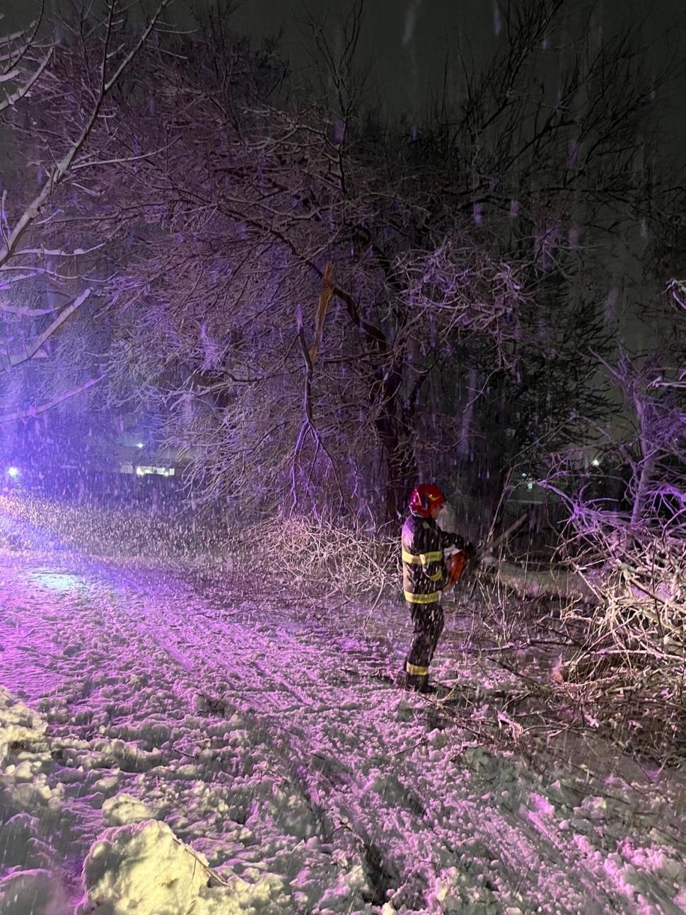 Bucureștiul e paralizat din cauza ninsorii cum nu a mai fost de 20 de ani. Oamenii abia merg prin zăpadă până la genunchi 1046971