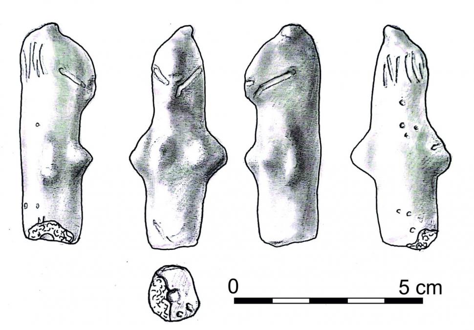 O statuetă străveche din lut, descoperită în Sfântu Gheorghe, va fi clasată ca „tezaur”. Cum a fost găsit artefactul misterios 1047269