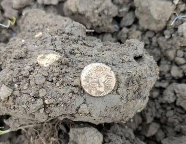Un tezaur de monede de aur a fost descoperit de un profesor de istorie în timp ce folosea detectorul de metale pe un câmp din Anglia 1047454