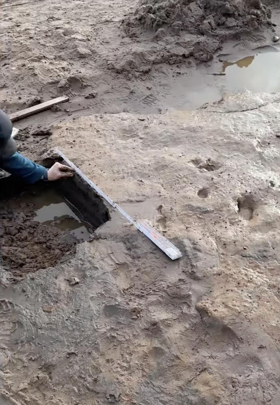 Descoperire arheologică într-o „cursă contra cronometru”: Urme de pași din epoca romană găsite pe plajă, înainte să le șteargă mareea 1047715