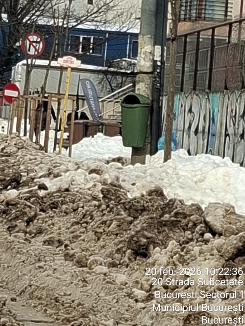 Primăria Sectorului 1 penalizează Romprest cu 1,6 milioane lei pe zi: „Nu respectă Programul de Deszăpezire”. Cum arată străzile azi 1047781