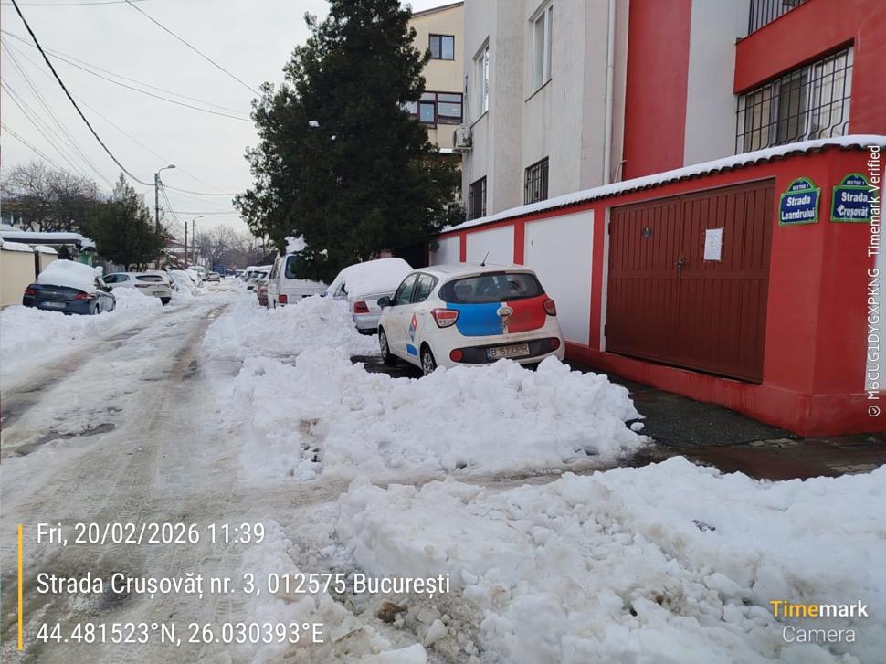 Primăria Sectorului 1 penalizează Romprest cu 1,6 milioane lei pe zi: „Nu respectă Programul de Deszăpezire”. Cum arată străzile azi 1047782