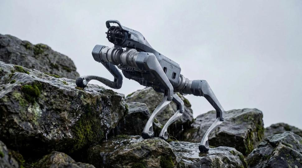 Câinele robot care poate să joace tenis dar și să muncească: „Companionul Tău” tocmai a fost lansat de gigantul tech chinez Unitree 1048962