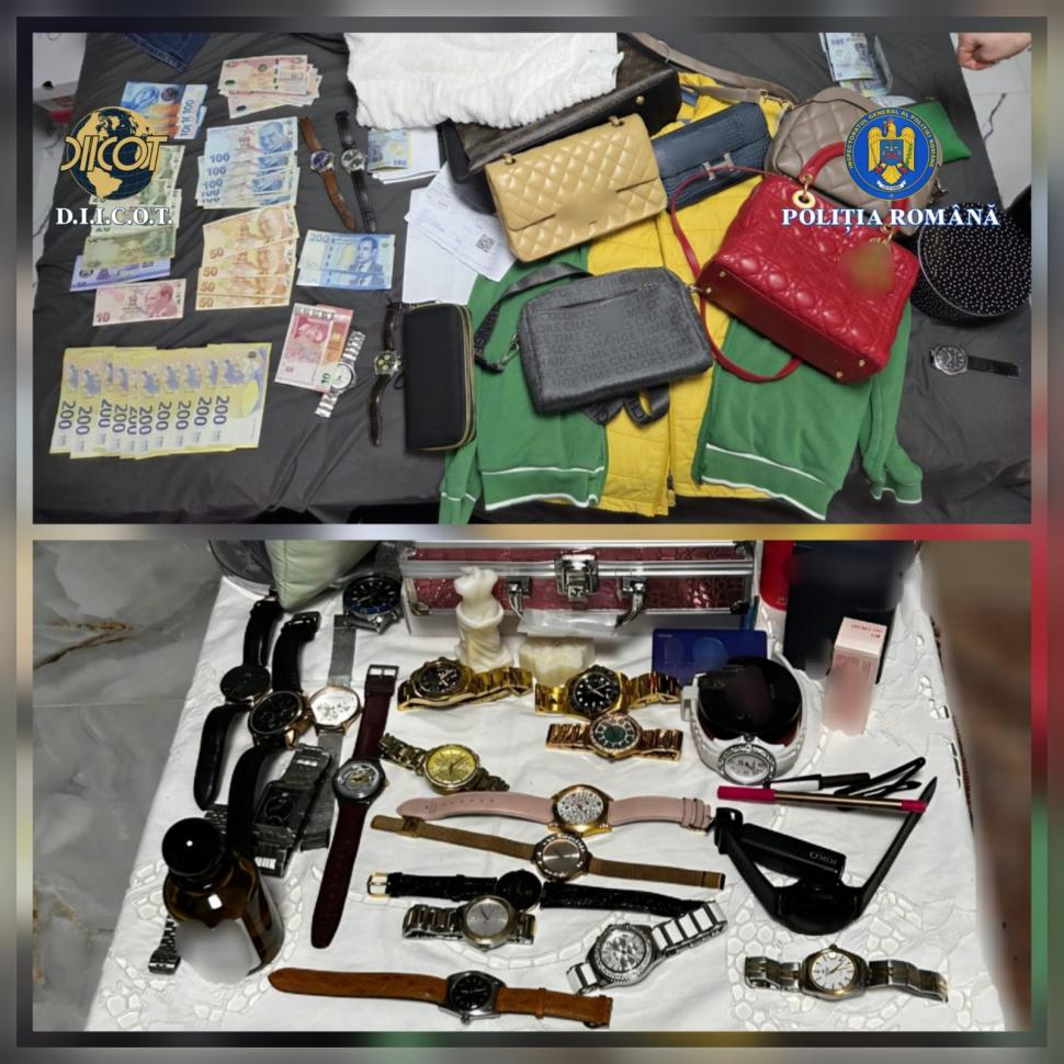 Aur și haine, găsite în case din Vaslui, la membrii unei bande care jefuiau bogați în Germania. Printre victime, un fost manager de F1 1049339