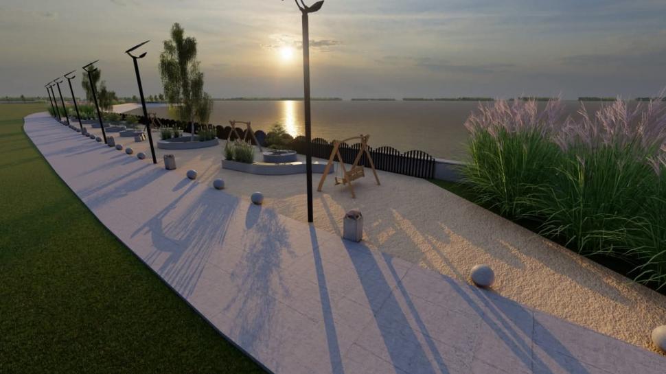 Lucrările la malul sudic al Lacului Morii, reluate după acordul Apelor Române. Imagini cu zona după încheierea amenajărilor 1049741