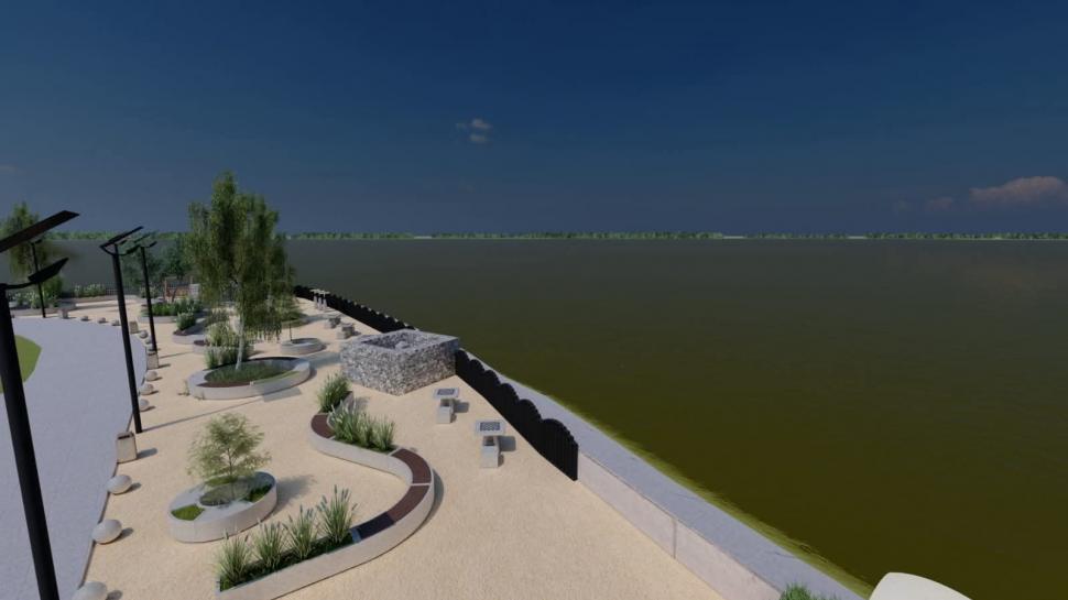 Lucrările la malul sudic al Lacului Morii, reluate după acordul Apelor Române. Imagini cu zona după încheierea amenajărilor 1049746