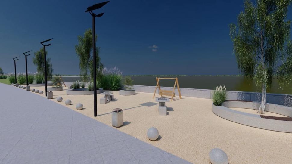 Lucrările la malul sudic al Lacului Morii, reluate după acordul Apelor Române. Imagini cu zona după încheierea amenajărilor 1049751