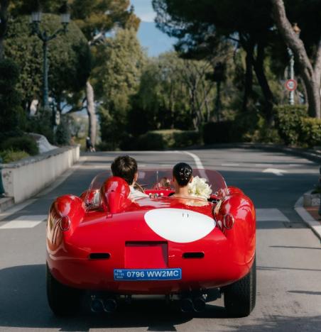 Charles Leclerc s-a căsătorit la Monaco cu Alexandra Saint-Mleux, cu o săptămână înainte de începerea noului sezon de Formula 1 1050465
