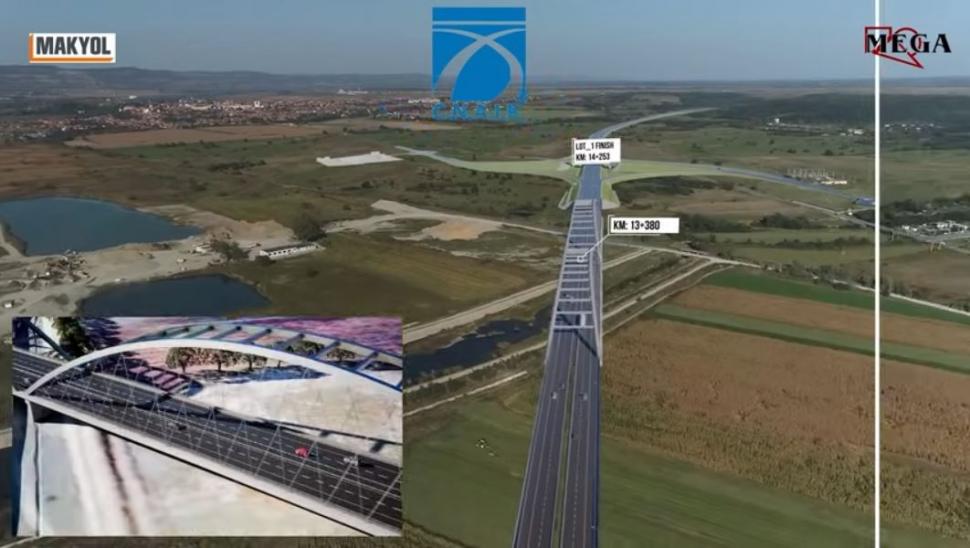 Cel mai complex nod rutier din ţară prinde contur. Autostrăzile A1 şi A13, reunite printr-o intersecție cu poduri, pasaje și viaducte 1051130