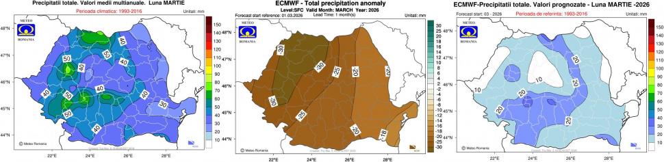 ANM: Vremea s-ar putea schimba radical la sfârșitul lunii martie. Cel mai rău scenariu aduce temperaturi scăzute și ninsori 1051821