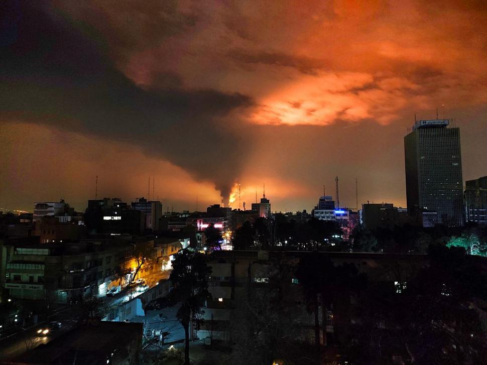Teheran bombardamente