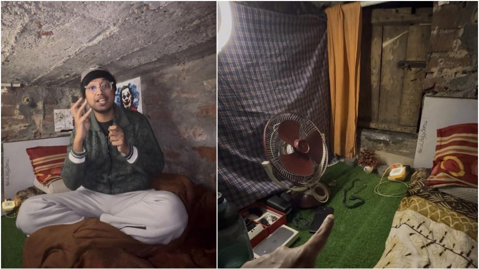 Un tânăr s-a mutat într-o „cutie din beton” fără ferestre după ce a rămas șomer, iar acum câștigă o avere din asta 1053344