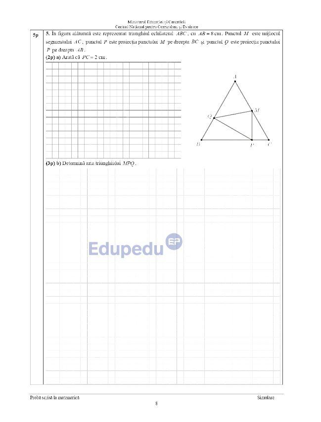 Profesorii şi-au continuat protestul în a doua zi a simulării Evaluării Naționale. Subiectele de la Matematică primite de elevii  1054050