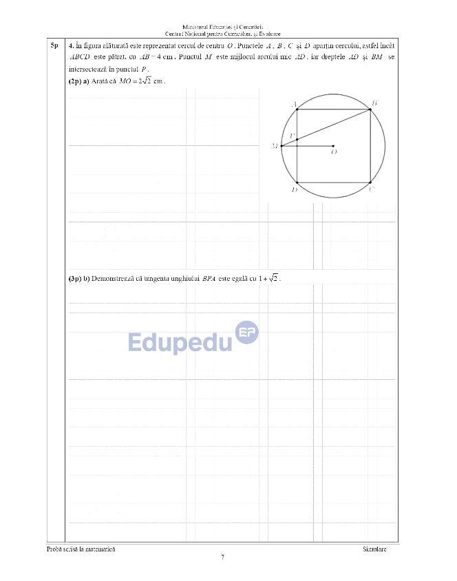 Profesorii şi-au continuat protestul în a doua zi a simulării Evaluării Naționale. Subiectele de la Matematică primite de elevii  1054051