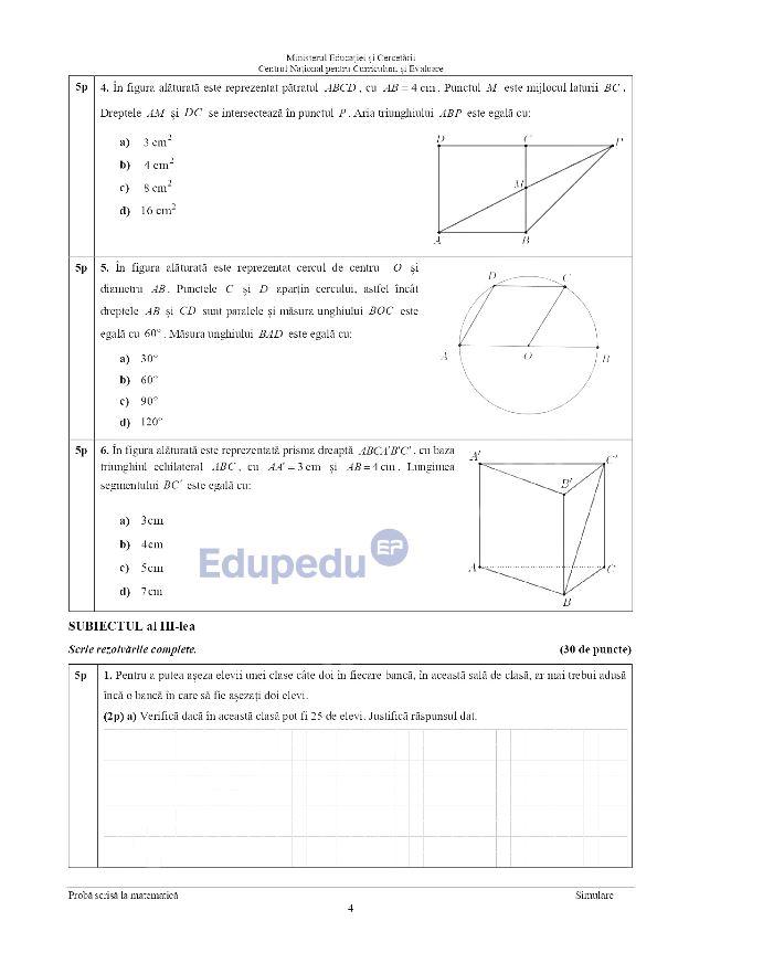 Profesorii şi-au continuat protestul în a doua zi a simulării Evaluării Naționale. Subiectele de la Matematică primite de elevii  1054054