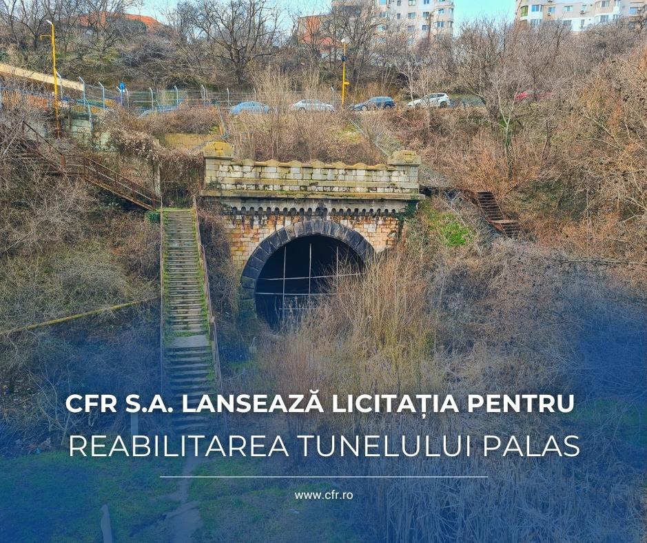 Tunelul Palas, proiectat de Anghel Saligny în urmă cu mai bine de 125 de ani, va fi redeschis trenurilor după reabilitare 1054155