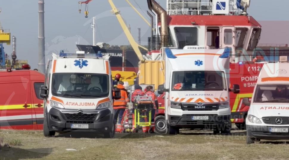 Accident naval grav în Portul Midia: Un remorcher s-a scufundat. Un marinar a murit, alți patru sunt dispăruți 1054305
