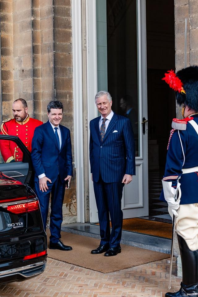 Nicușor Dan a fost primit, la Bruxelles, de Regele Belgiei. Ce au discutat cei doi 1055005