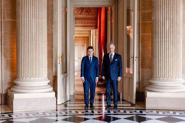 Nicușor Dan a fost primit, la Bruxelles, de Regele Belgiei. Ce au discutat cei doi 1055007