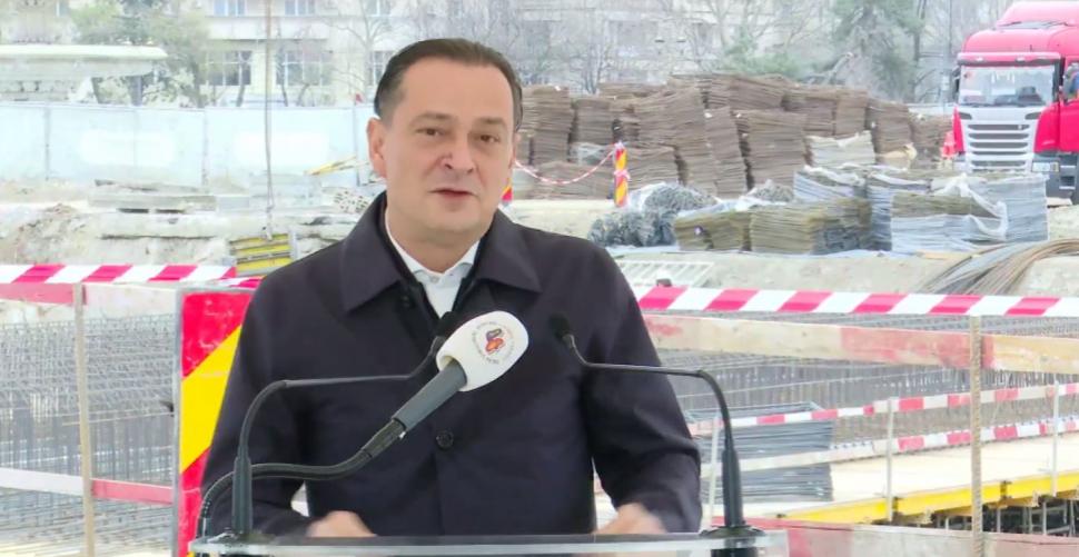 Daniel Băluţă: Lucrările la Planşeul Unirii sunt realizate în proporţie de 50% şi se vor finaliza în primăvara anului viitor 1055444
