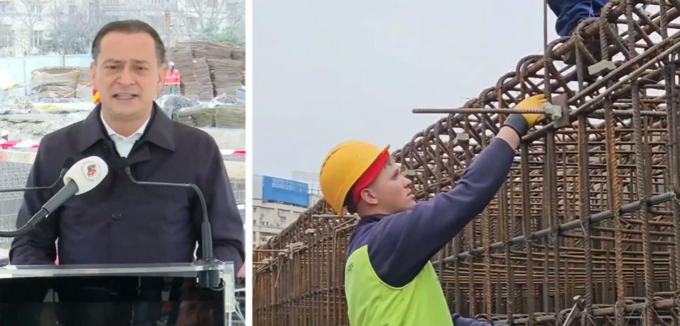 Daniel Băluţă: Lucrările la Planşeul Unirii sunt realizate în proporţie de 50% şi se vor finaliza în primăvara anului viitor 1055445