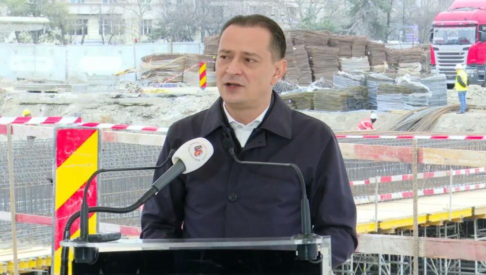 Daniel Băluţă: Lucrările la Planşeul Unirii sunt realizate în proporţie de 50% şi se vor finaliza în primăvara anului viitor 1055447
