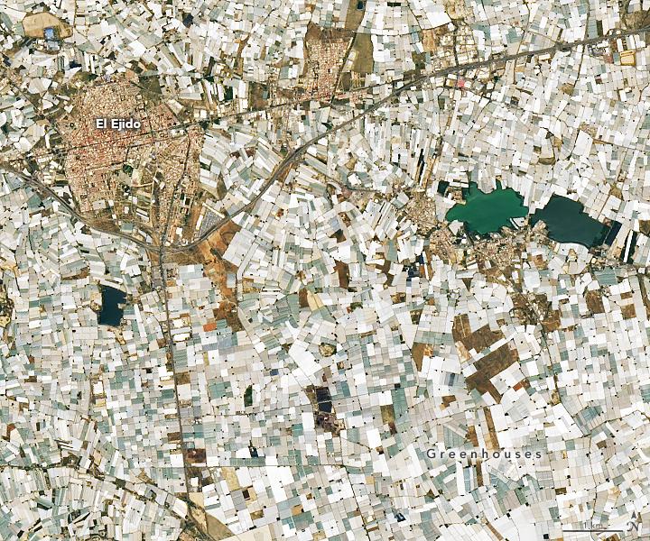 „Grădina de legume” a Europei poate hrăni jumătate de miliard de oameni. „Marea de Plastic”, singura construcție vizibilă din spațiu 1056965