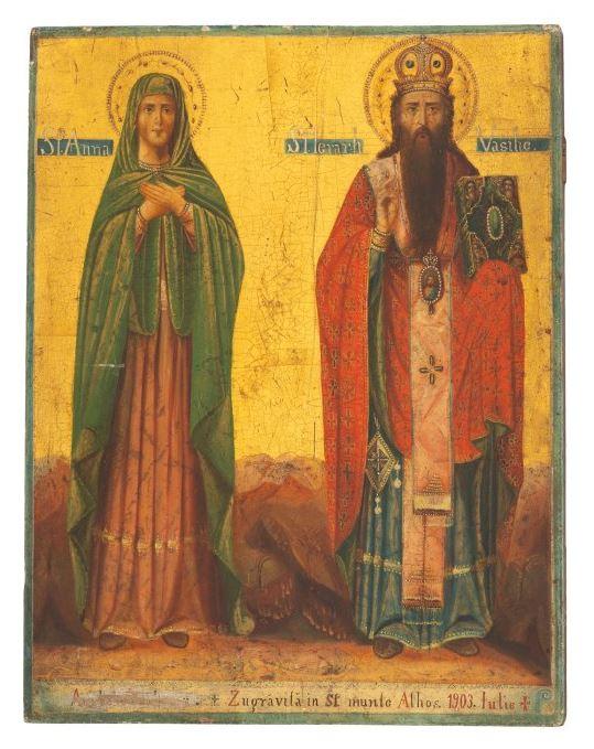 O icoană veche de peste 200 de ani, scoasă la Licitaţia de Paşte de la Artmark. Ce piesă are un preţ de pornire de 5.000 de euro 1057621