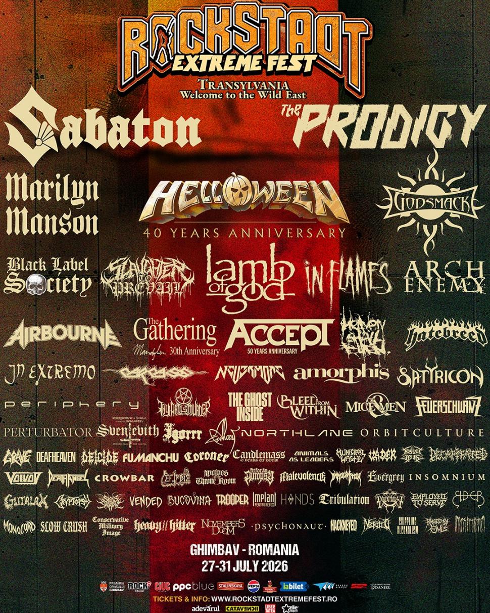 Rockstadt Extreme Fest alege creativitatea umană pentru merch-ul din 2026, și interzice AI-ul 1057586