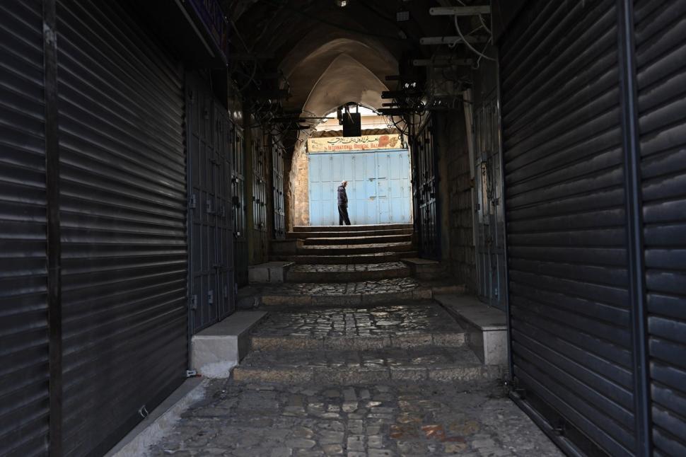 Imagini ca în pandemie în Ierusalim. E Săptămâna Mare, dar Orașul Vechi e liniștit și straniu de gol 1058559