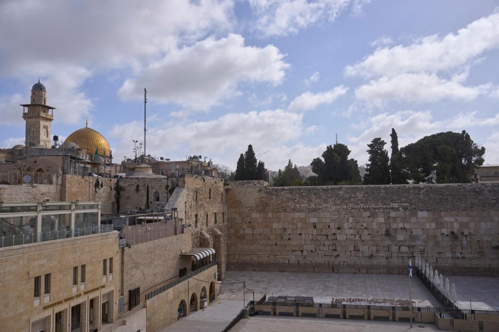 Imagini ca în pandemie în Ierusalim. E Săptămâna Mare, dar Orașul Vechi e liniștit și straniu de gol 1058566