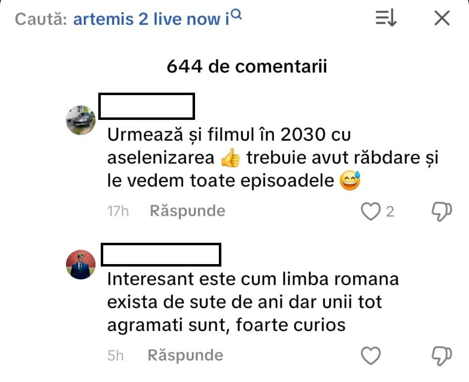 Conspiraționiștii români și negarea Artemis 2. „Și dacă am merge în fiecare zi pe Lună, s-ar găsi unii să spună că nu e adevărat” 1059167