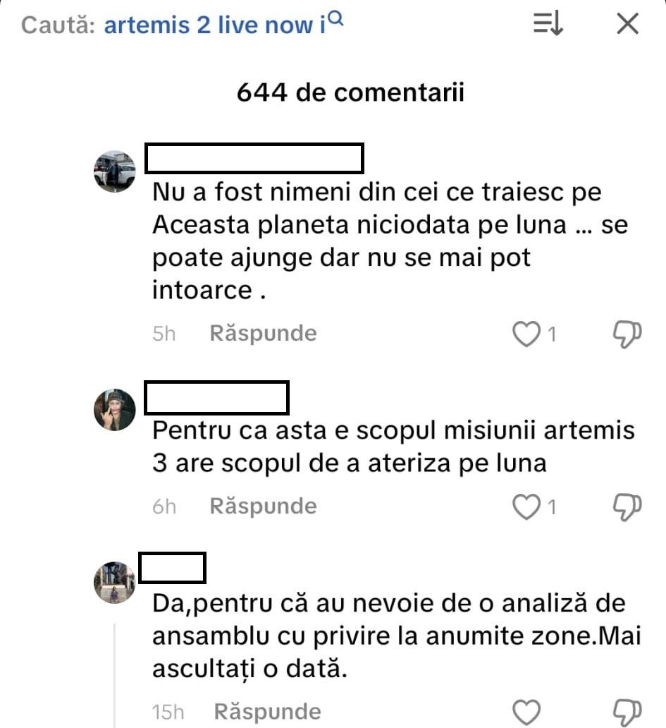 Conspiraționiștii români și negarea Artemis 2. „Și dacă am merge în fiecare zi pe Lună, s-ar găsi unii să spună că nu e adevărat” 1059168