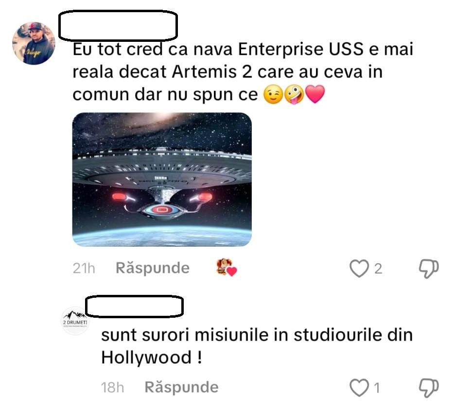 Conspiraționiștii români și negarea Artemis 2. „Și dacă am merge în fiecare zi pe Lună, s-ar găsi unii să spună că nu e adevărat” 1059179