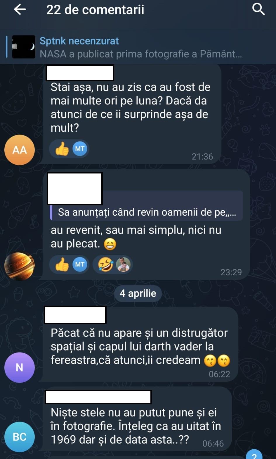 Conspiraționiștii români și negarea Artemis 2. „Și dacă am merge în fiecare zi pe Lună, s-ar găsi unii să spună că nu e adevărat” 1059210