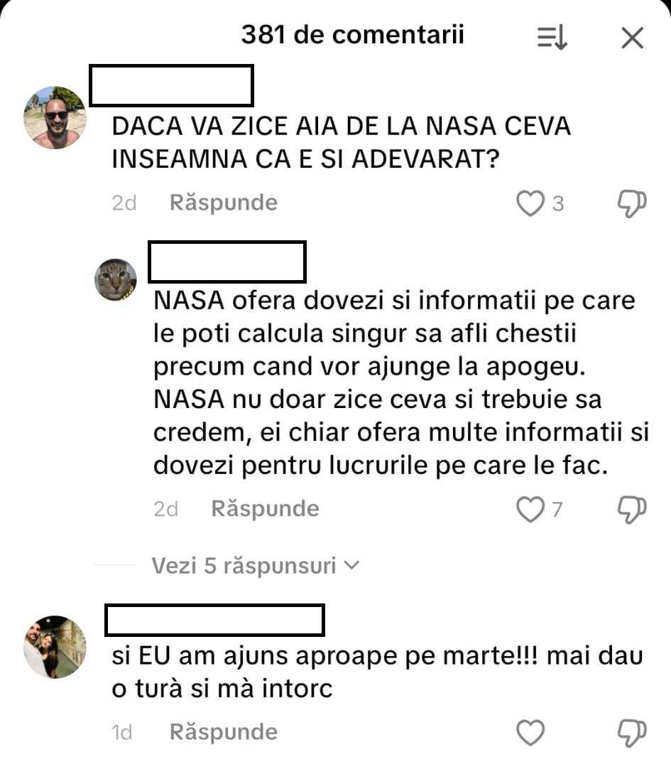 Conspiraționiștii români și negarea Artemis 2. „Și dacă am merge în fiecare zi pe Lună, s-ar găsi unii să spună că nu e adevărat” 1059221