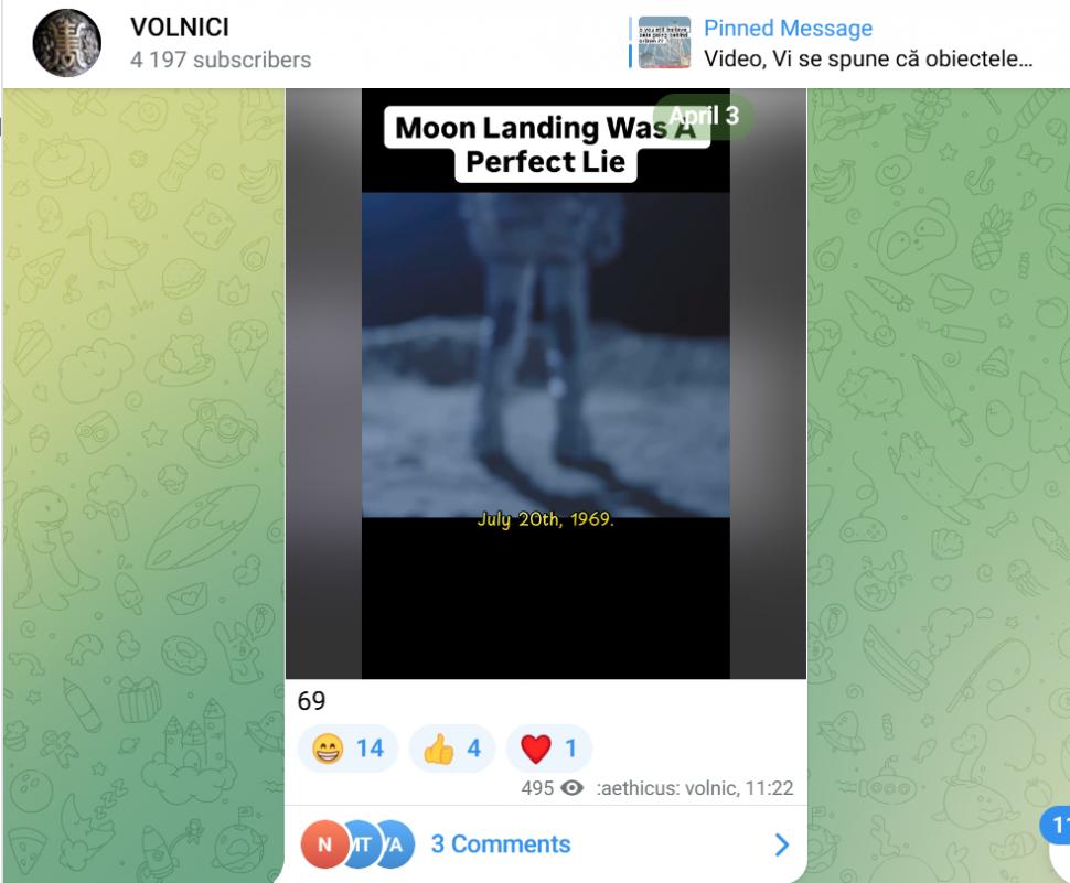 Conspiraționiștii români și negarea Artemis 2. „Și dacă am merge în fiecare zi pe Lună, s-ar găsi unii să spună că nu e adevărat” 1059224