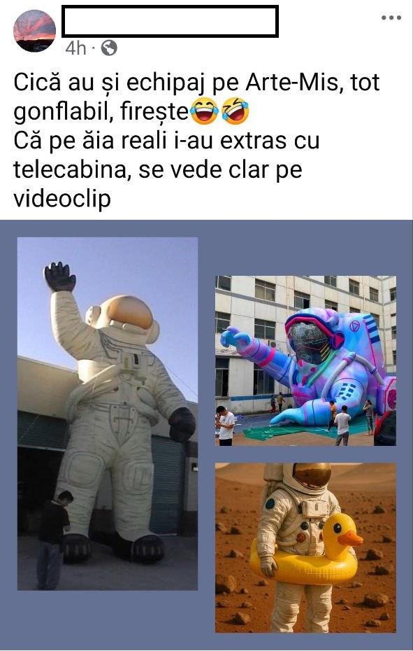 Conspiraționiștii români și negarea Artemis 2. „Și dacă am merge în fiecare zi pe Lună, s-ar găsi unii să spună că nu e adevărat” 1059252